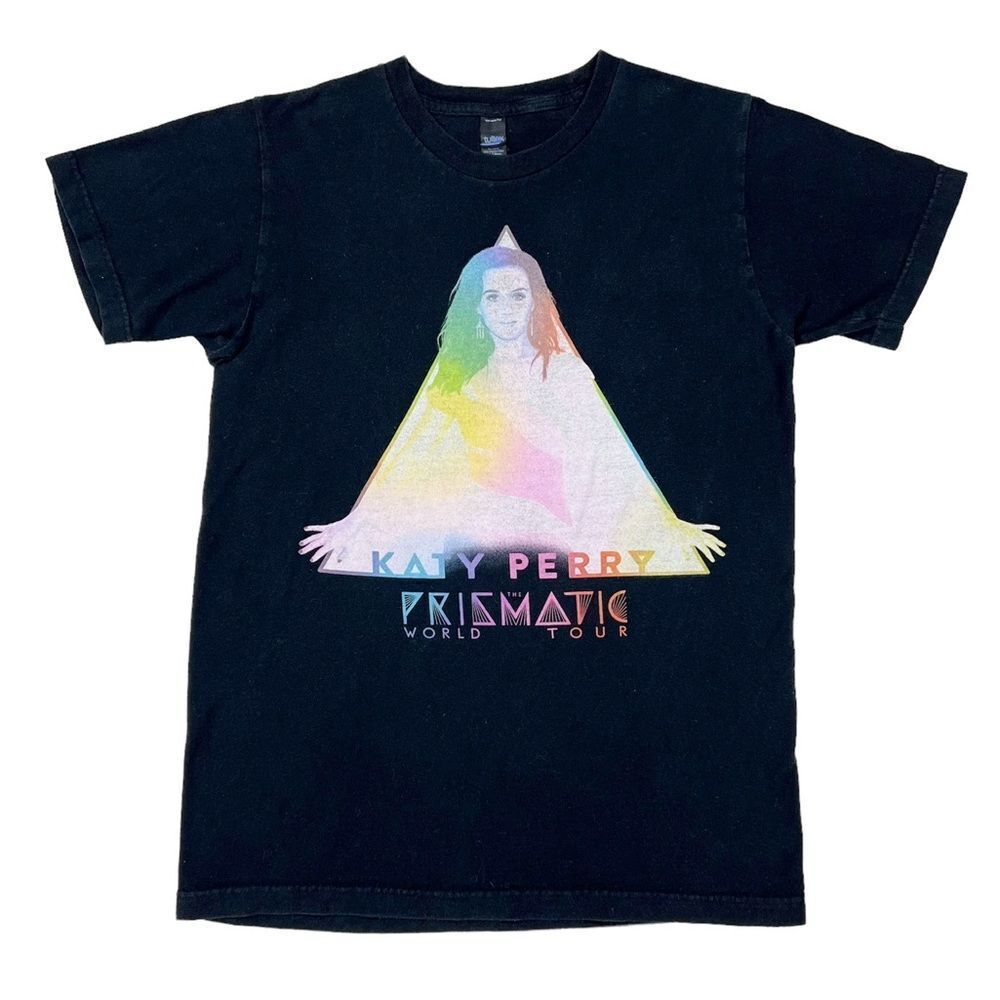 Katy Perry Prismatic World Tour 2014 - 2015 Black Concert Tee Size Small